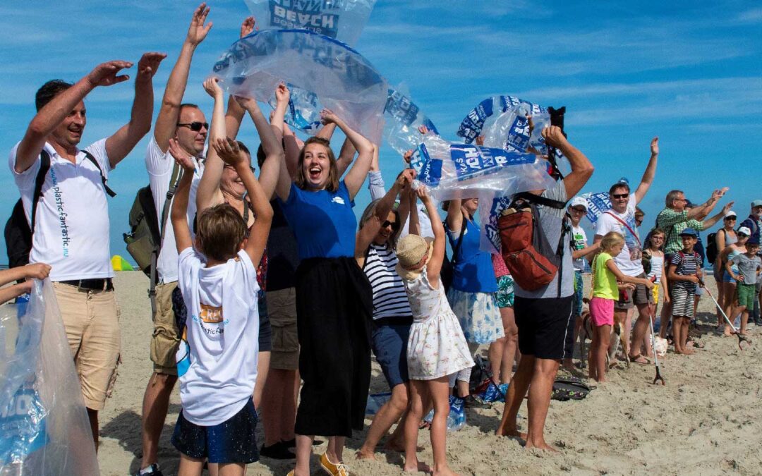 Save plastics doet mee aan de Boskalis Beach Cleanup tour 2018